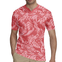 Tahiti Tarona Tiare Floral Rugby Jersey Monstera Palm Tropical Leaves LT01 - Polynesian Pride