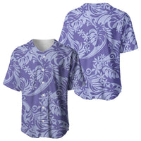 Tahiti Vareau Tiare Floral Baseball Jersey Monstera Palm Tropical Leaves LT01 - Polynesian Pride