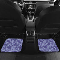 Tahiti Vareau Tiare Floral Car Mats Monstera Palm Tropical Leaves - Polynesian Pride