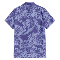 Tahiti Vareau Tiare Floral Hawaiian Shirt Monstera Palm Tropical Leaves LT01 - Polynesian Pride