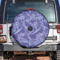 Tahiti Vareau Tiare Floral Spare Tire Cover Monstera Palm Tropical Leaves - Polynesian Pride