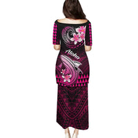 Hawaii Puletasi Polynesian Shark with Kakau Pink Version LT01 - Polynesian Pride