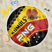 PNG Beach Blanket The Kumuls Are On A Roll LT01 One Size 150cm Black - Polynesian Pride