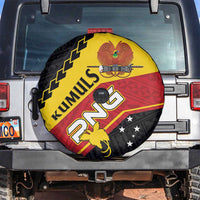 PNG Spare Tire Cover The Kumuls Are On A Roll LT01 Black - Polynesian Pride