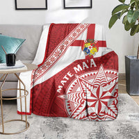 Tonga Rugby Mate Maa Blanket Ngatu Pattern LT01 - Polynesian Pride