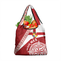 Tonga Rugby Mate Maa Grocery Bag Ngatu Pattern