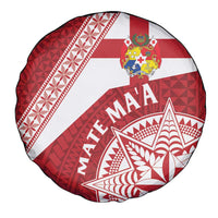 Tonga Rugby Mate Maa Spare Tire Cover Ngatu Pattern LT01 - Polynesian Pride