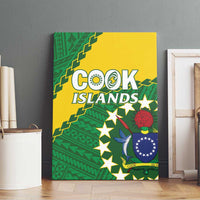 Cook Islands Rugby Kukis Canvas Wall Art Circle Stars LT01 - Polynesian Pride