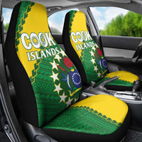 Cook Islands Rugby Kukis Car Seat Cover Circle Stars