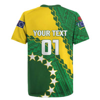 Custom Cook Islands Rugby Kukis Rugby Jersey Circle Stars LT01 - Polynesian Pride