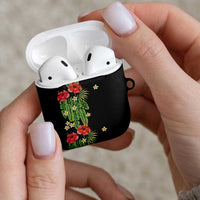 Hawaiian Hibiscus Plumeria AirPods Case Tropical Leaves LT01 - Polynesian Pride