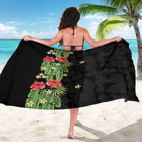 Hawaiian Hibiscus Plumeria Sarong Tropical Leaves LT01 - Polynesian Pride