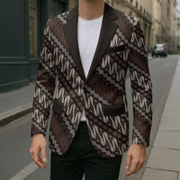 Yogyakarta Parang Batik Motifs Blazer Indonesian Traditional Pattern