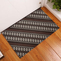 Yogyakarta Parang Batik Motifs Rubber Doormat Indonesian Traditional Pattern