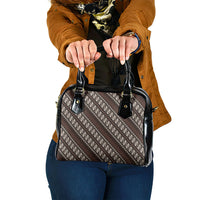 Yogyakarta Parang Batik Motifs Shoulder Handbag Indonesian Traditional Pattern