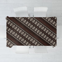 Yogyakarta Parang Batik Motifs Tablecloth Indonesian Traditional Pattern