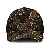 Batik Sekar Jagad Baseball Net Cap Indonesian Traditional Pattern