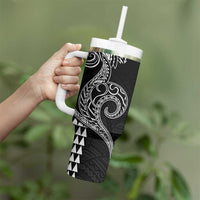 Hawaii Valentine Tumbler With Handle Kakau Polynesian Heart LT01 - Polynesian Pride