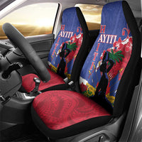 Haiti Le Marron Inconnu Car Seat Cover Dashiki Mix Polynesian Pattern