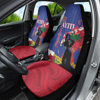 Haiti Le Marron Inconnu Car Seat Cover Dashiki Mix Polynesian Pattern
