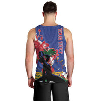 Personalised Haiti Le Marron Inconnu Men Tank Top Dashiki Mix Polynesian Pattern LT01 - Polynesian Pride