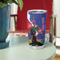 Personalised Haiti Le Marron Inconnu Tumbler Cup Dashiki Mix Polynesian Pattern LT01 - Polynesian Pride
