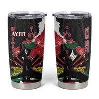 Personalised Ayiti Neg Marron Tumbler Cup Dashiki Mix Polynesian Pattern LT01 Black - Polynesian Pride