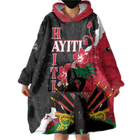 Personalised Ayiti Neg Marron Wearable Blanket Hoodie Dashiki Mix Polynesian Pattern LT01 - Polynesian Pride