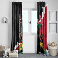 Ayiti Neg Marron Window Curtain Dashiki Mix Polynesian Pattern LT01 - Polynesian Pride
