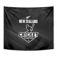 New Zealand Cricket Tapestry Aotearoa Black Cap Come On