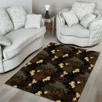 Javanese Batik Semen Area Rug Indonesian Traditional Pattern LT01 - Polynesian Pride