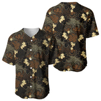 Javanese Batik Semen Baseball Jersey Indonesian Traditional Pattern LT01 - Polynesian Pride