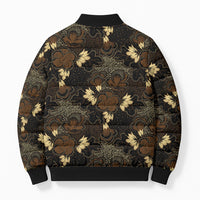 Javanese Batik Semen Bomber Puffer Jacket Indonesian Traditional Pattern LT01 - Polynesian Pride