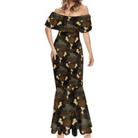 Javanese Batik Semen Mermaid Dress Indonesian Traditional Pattern LT01 - Polynesian Pride