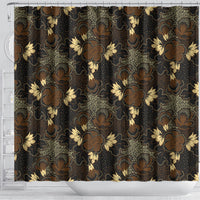 Javanese Batik Semen Shower Curtain Indonesian Traditional Pattern LT01 - Polynesian Pride