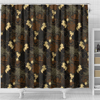 Javanese Batik Semen Shower Curtain Indonesian Traditional Pattern LT01 - Polynesian Pride