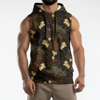 Javanese Batik Semen Sleeveless Hoodie Indonesian Traditional Pattern LT01 - Polynesian Pride