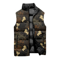 Javanese Batik Semen Sleeveless Puffer Jacket Indonesian Traditional Pattern LT01 - Polynesian Pride