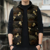 Javanese Batik Semen Sleeveless Puffer Jacket Indonesian Traditional Pattern LT01 - Polynesian Pride