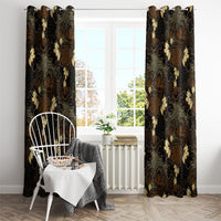 Javanese Batik Semen Window Curtain Indonesian Traditional Pattern LT01 - Polynesian Pride