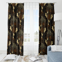 Javanese Batik Semen Window Curtain Indonesian Traditional Pattern LT01 - Polynesian Pride