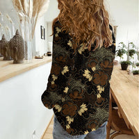 Javanese Batik Semen Women Casual Shirt Indonesian Traditional Pattern