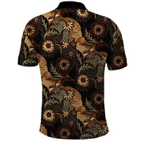 Batik Pedalaman Semen Lereng Style Polo Shirt Indonesian Traditional Pattern