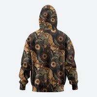 Batik Pedalaman Semen Lereng Style Zip Hoodie Indonesian Traditional Pattern LT01 - Polynesian Pride
