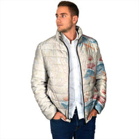 Beige Hawaii Lei Seashells Starfish Padded Jacket Sandy Sylized LT01 - Polynesian Pride