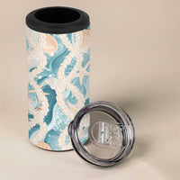 Hawaii Lei Seashells Starfish 4 in 1 Can Cooler Tumbler Fresh Summer Vibe - Polynesian Pride