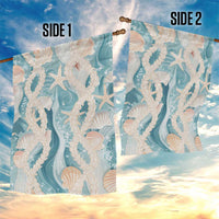 Hawaii Lei Seashells Starfish Garden Flag Fresh Summer Vibe - Polynesian Pride