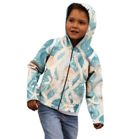 Hawaii Lei Seashells Starfish Kid Hoodie Fresh Summer Vibe - Polynesian Pride