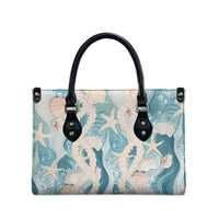 Hawaii Lei Seashells Starfish Leather Bag Fresh Summer Vibe - Polynesian Pride