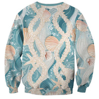 Hawaii Lei Seashells Starfish Sweatshirt Fresh Summer Vibe LT01 - Polynesian Pride